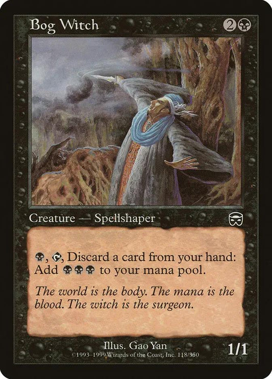 118 - Bog Witch - Mercadian Masques - Normal - Magic: The Gathering Card