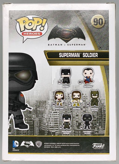 90 Superman Soldier - DC Batman V Superman - Box Damaged Funko POP