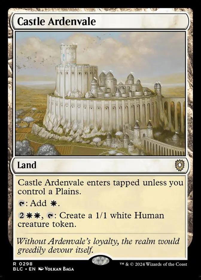 298 - Castle Ardenvale - Bloomburrow Commander - Normal - Magic: The Gathering Card