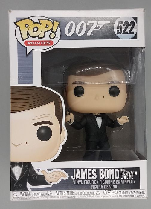 522 James Bond (Roger Moore from The Spy Who Loved Me) - Damaged Box Funko POP
