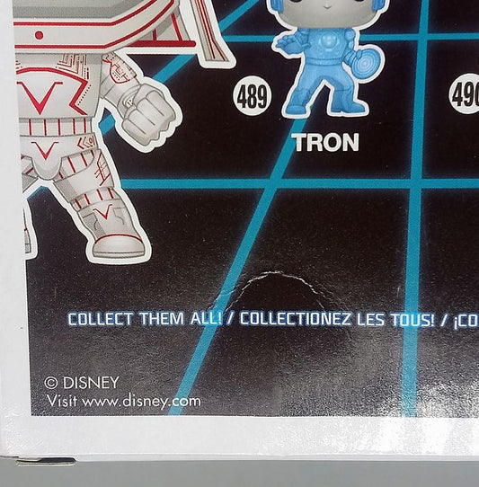 490 Sark - Metallic Glow Chase - TRON - Box Damaged Funko POP
