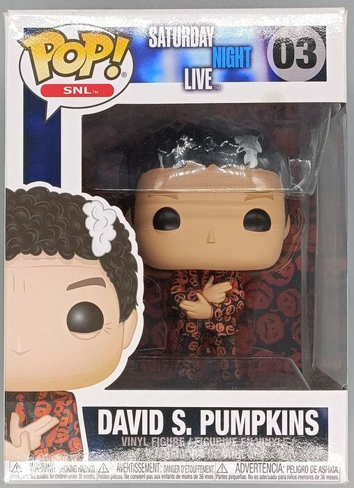 03 David S. Pumpkins - SNL - Box Damaged Funko POP Funko
