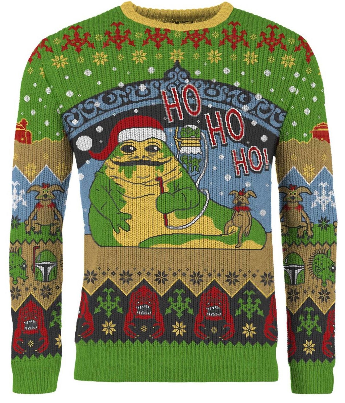 Star Wars: Jabba the Hutt Christmas Jumper (Size: M)
