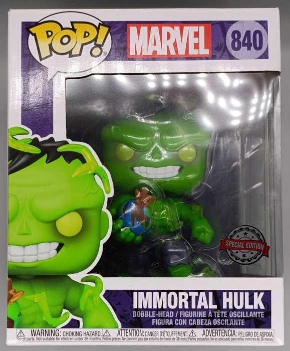 840 Immortal Hulk - 6 Inch - Marvel - Funko POP - Box Damaged Funko