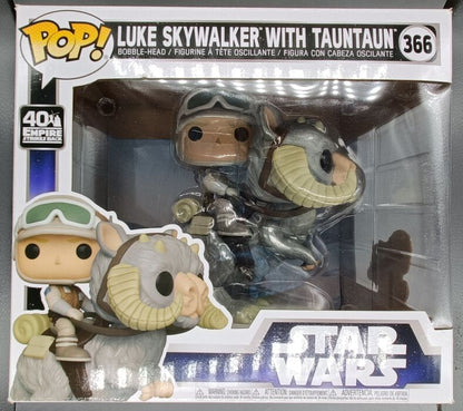 366 Luke Skywalker with Tauntaun Deluxe Star Wars Box Damaged Funko POP