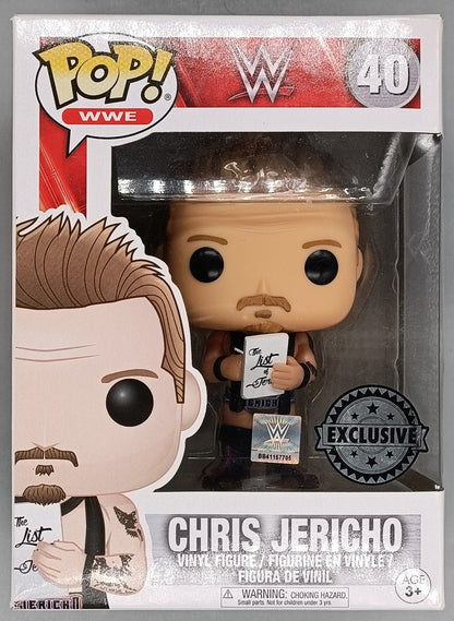 40 Chris Jericho (Blue Boots) - WWE - Box Damaged Funko POP