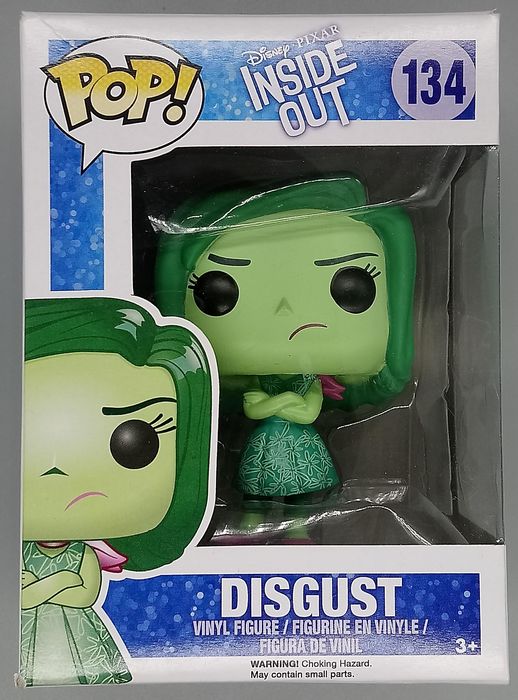 134 Disgust - Disney - Inside Out - Box Damaged Funko POP Funko
