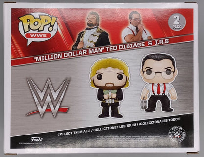 [2 Pack] Million Dollar Man Ted DiBiase & I.R.S. - WWE Funko POP
