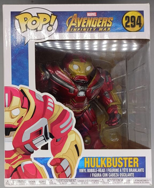 294 Hulkbuster 6 inch - Marvel Avengers Infinity War Box Damaged Funko POP