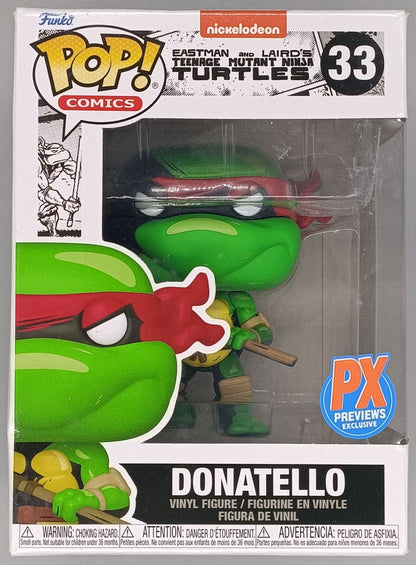 33 Donatello - TMNT Teenage Mutant Ninja Turtles - Funko POP - Box Damaged Funko