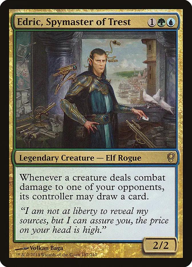 221 - Edric, Spymaster of Trest - Conspiracy - Normal - Magic: The Gathering Card
