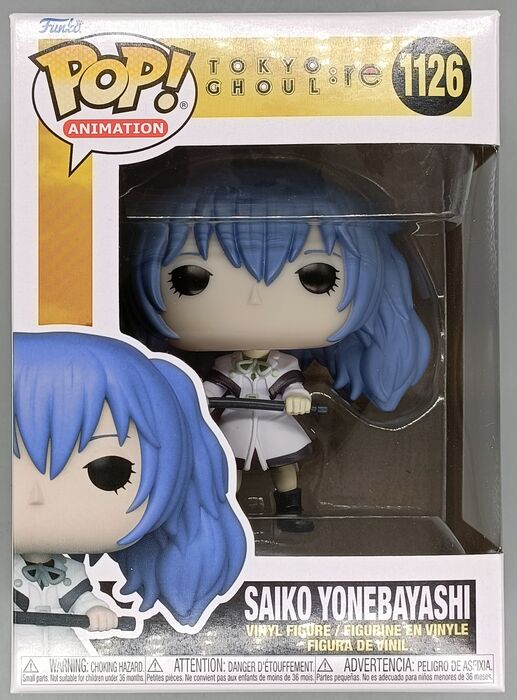 1126 Saiko Yonebayashi - Tokyo Ghoul: Re - Brand New Funko POP in Protector Funko