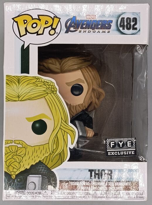 482 Thor (w/ Stormbreaker and Mj?lnir) Marvel Avenge Box Damaged Funko POP Funko