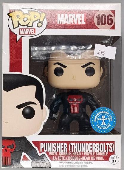 106 Punisher (Thunderbolts) Marvel - Exclusive Box Damaged Funko POP Funko