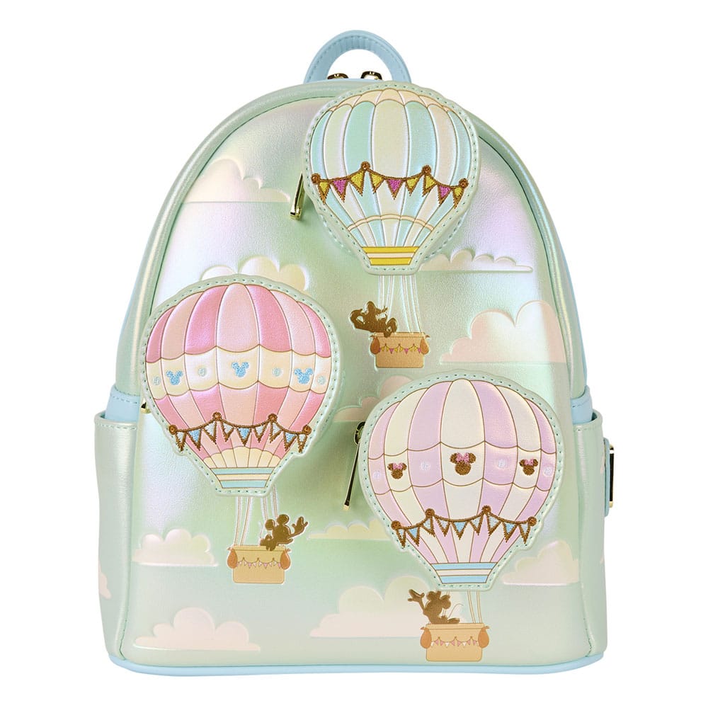 Disney by Loungefly Mini Backpack Mickey & Friends Hot Air Balloon NEW