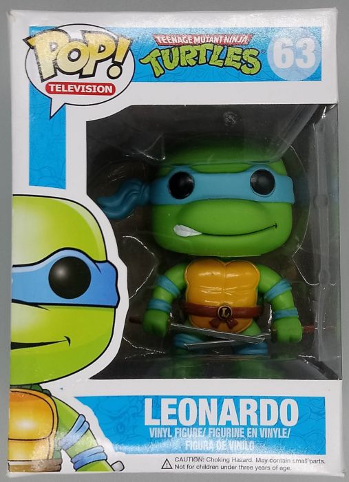 63 Leonardo - Teenage Mutant Ninja Turtles - Box Damaged Funko POP Funko