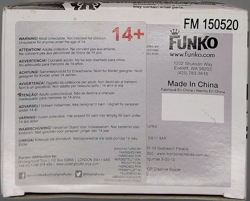 87 Ant-Man (Unmasked) Marvel Collector Corps Box Damaged Funko POP