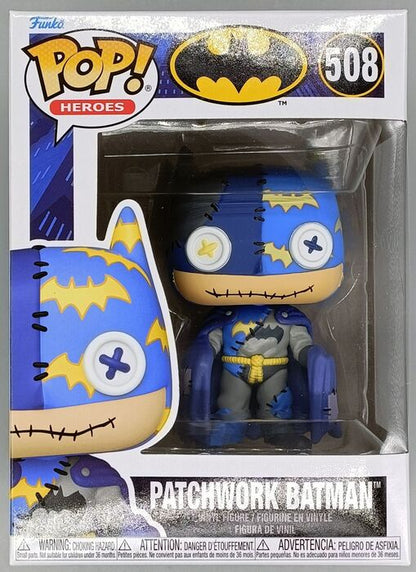 508 Patchwork Batman - DC Batman Funko POP - Brand New