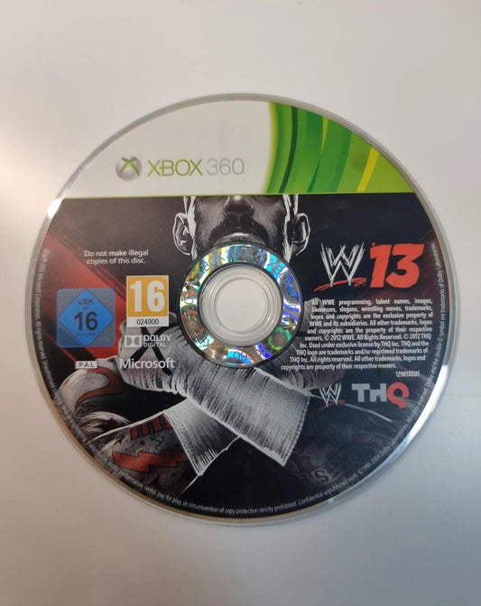 WWE 13 for Microsoft Xbox 360 - [Just Disc] Xbox