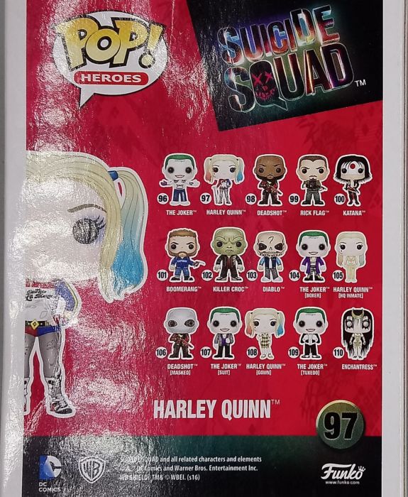 97 Harley Quinn - DC Suicide Squad - Box Damaged Funko POP