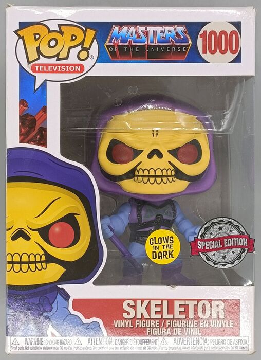 1000 Skeletor - Glow - Masters of the Universe - Box Damaged Funko POP Funko