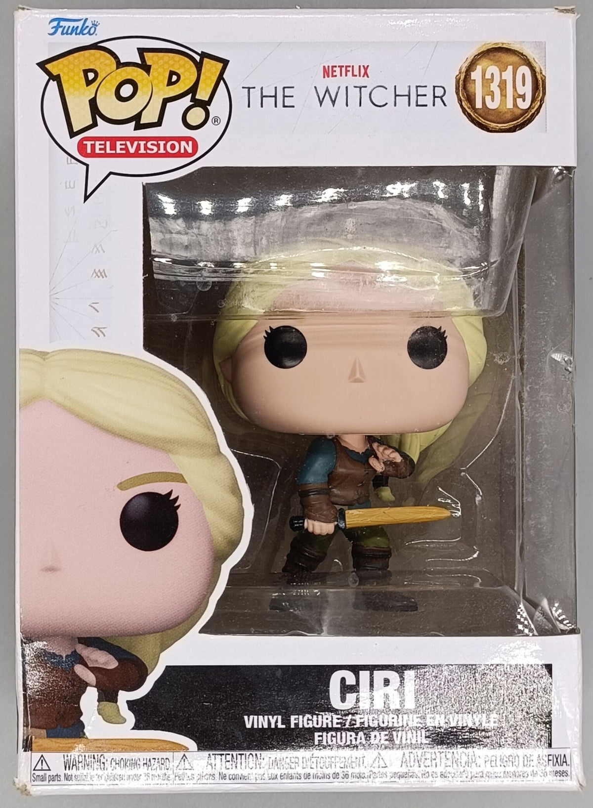 1319 Ciri (w/ Sword) - The Witcher Funko POP - Box Damaged Funko