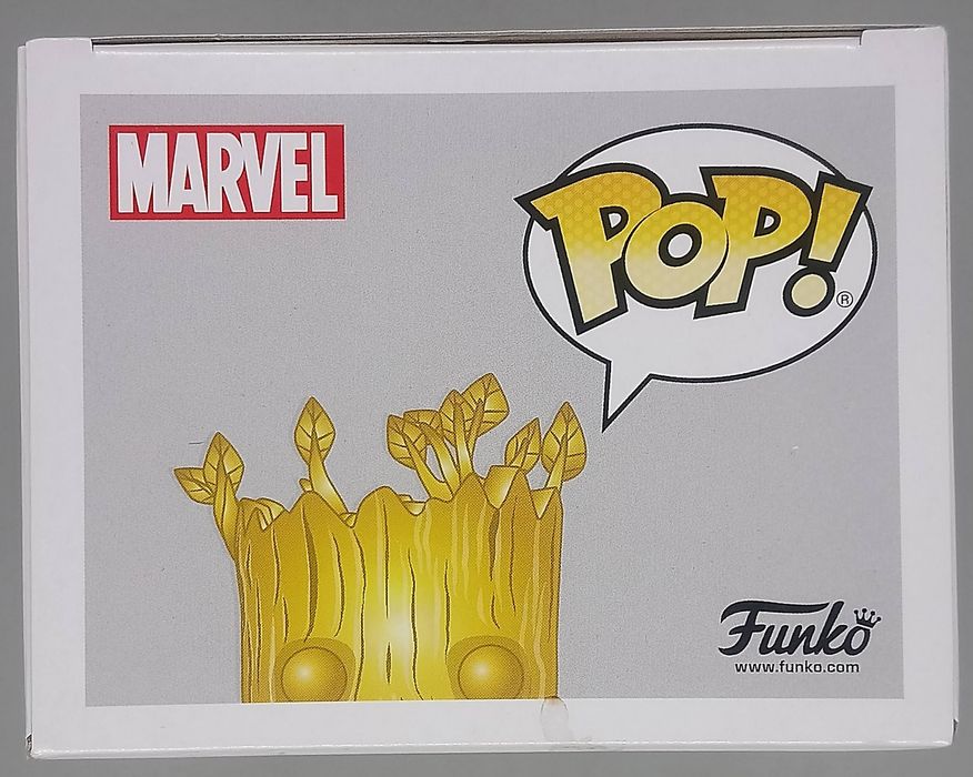 378 Groot (Gold) - Chrome - Marvel Studios 10 Years Box Damaged Funko POP
