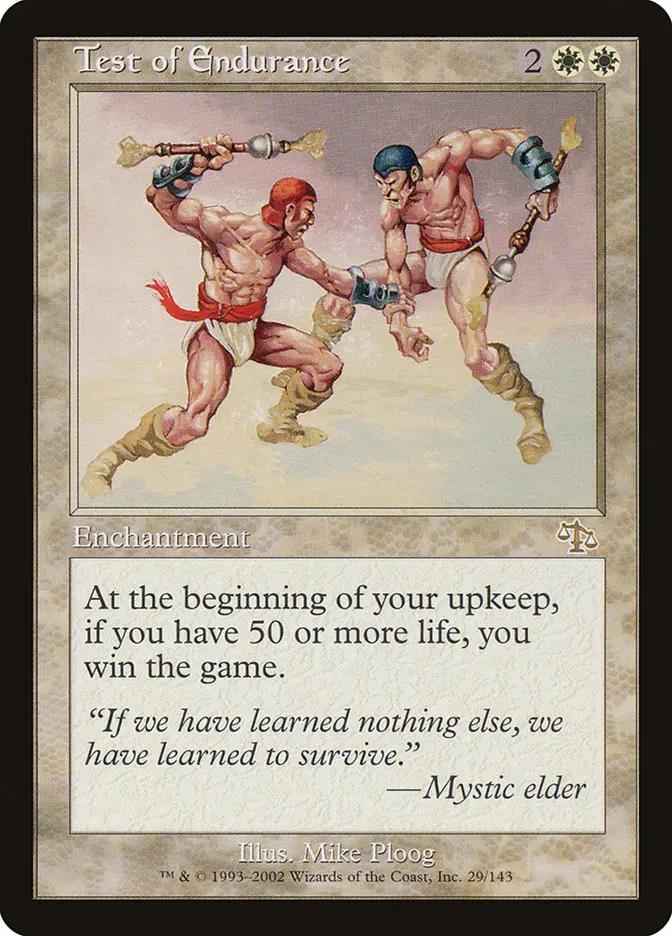 29 - Test of Endurance - Judgment - Normal - Magic: The Gathering Card