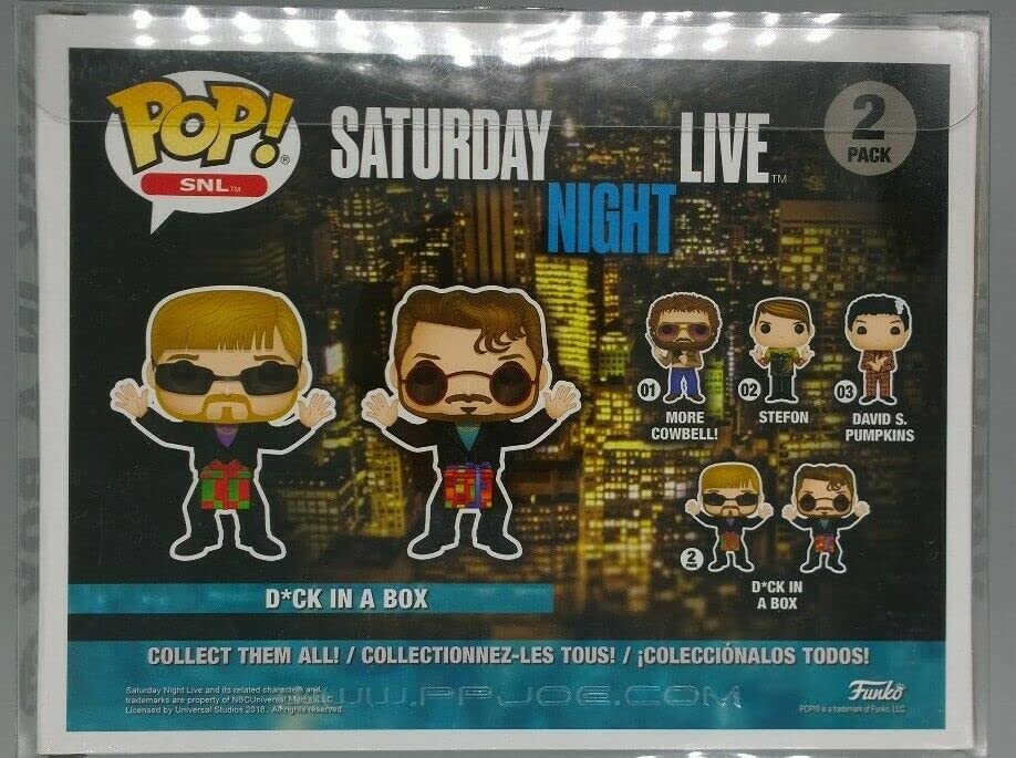 [2 Pack] Dick in a Box SNL Saturday Night Live Funko POP - Box Damaged