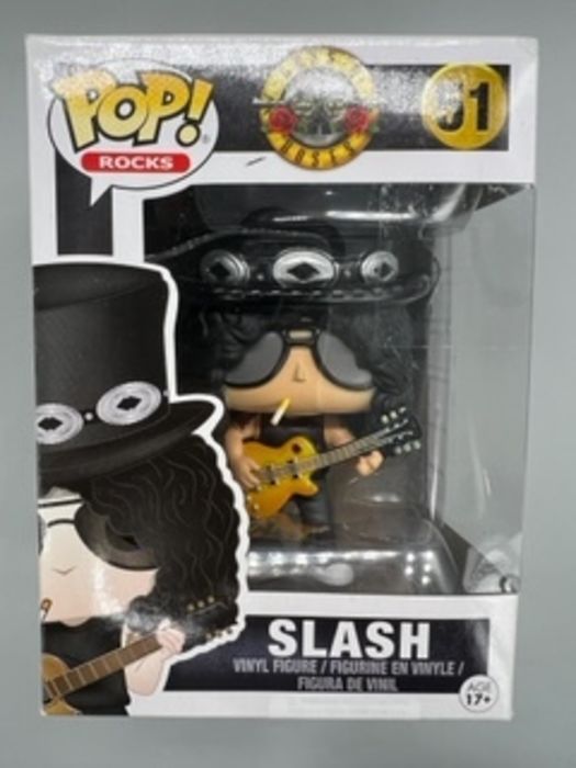 51 Slash - Rocks - Guns N Roses - Box Damaged Funko POP Funko
