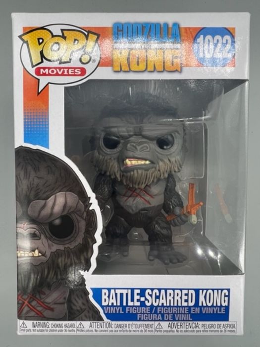 1022 Battle-Scarred Kong - Godzilla vs Kong Funko POP