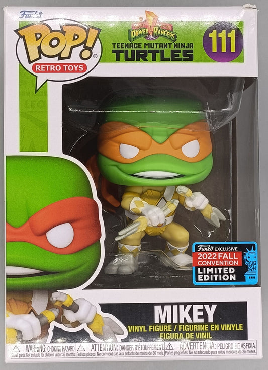 111 Mikey - TMNT Power Rangers - 2022 Con - Box Damaged Funko POP