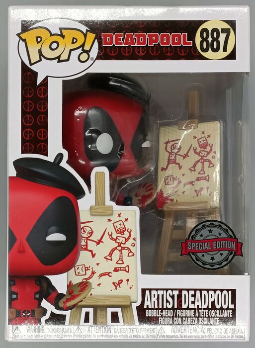 887 Artist Deadpool - Marvel - Box Damaged Funko POP