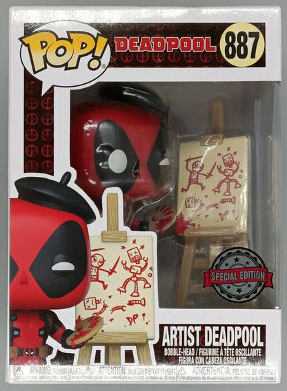 887 Artist Deadpool - Marvel - Box Damaged Funko POP