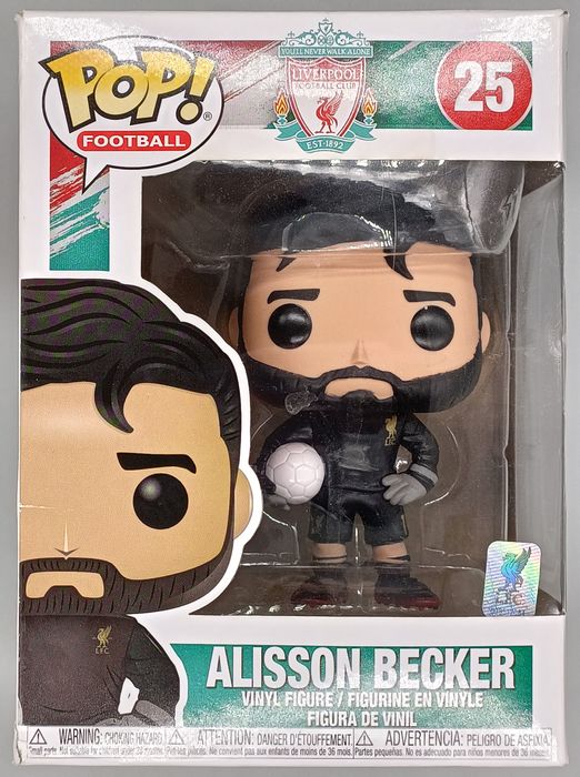 25 Alisson Becker - Liverpool FC - Box Damaged Funko POP
