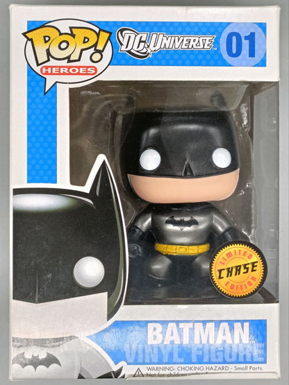 01 Batman (DC Universe) Metallic Chase - Funko POP - Box Damaged Funko