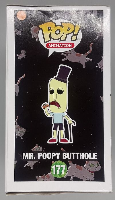 177 Mr. Poopy Butthole - Rick and Morty - Box Damaged Funko POP