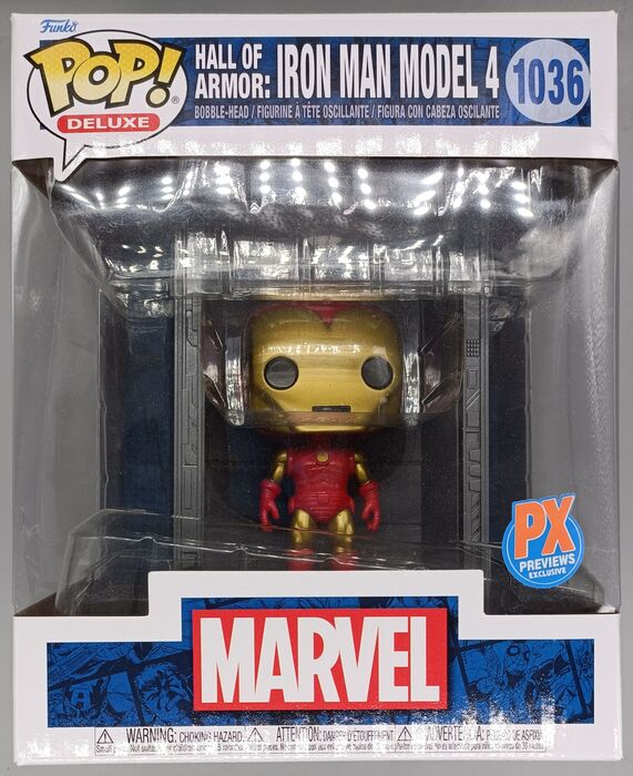 1036 Hall of Armor: Iron Man Model 4 Deluxe - Marvel Funko POP