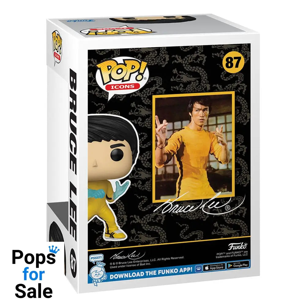 87 Bruce Lee - Bruce Lee - Icons Funko POP - Brand New