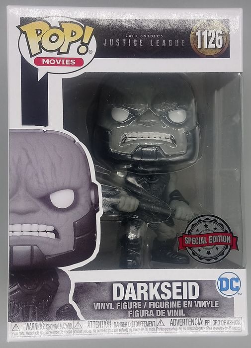 1126 Darkseid - B&W Metallic Zack Snyders Justice League Funko POP