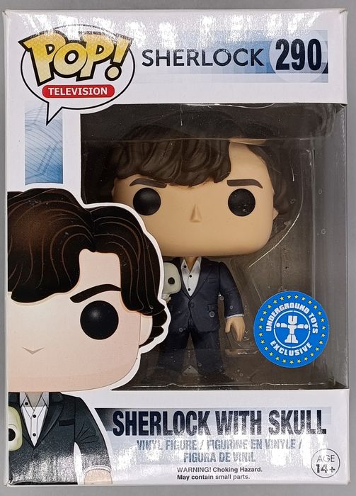 290 Sherlock with Skull - Sherlock - Funko POP - Box Damaged