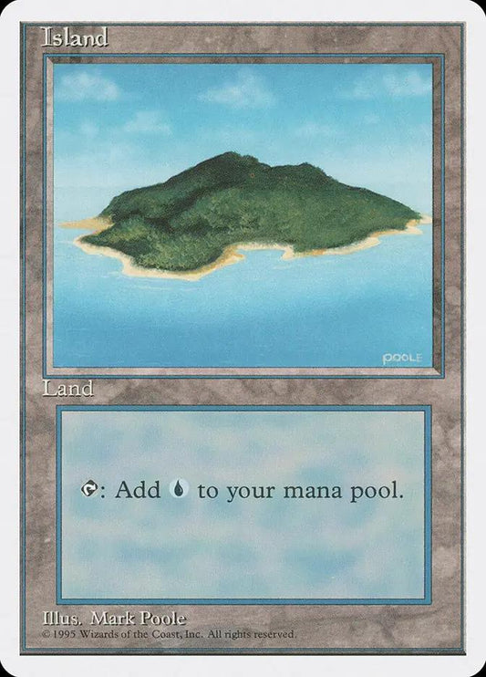 368 - Island - Fourth Edition - Normal - Magic: The Gathering Card