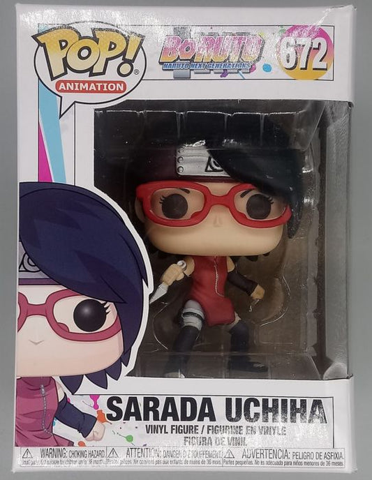 672 Sarada Uchiha - Boruto - Box Damaged Funko POP