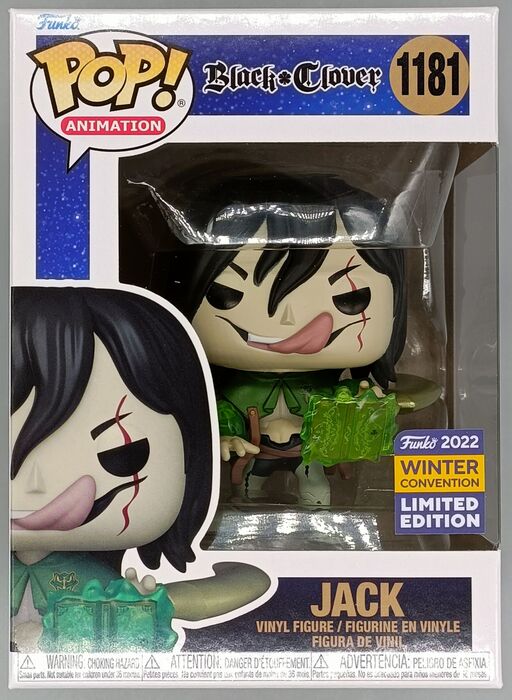 1181 Jack (Ripper) - Black Clover - 2022 Con Funko POP - Brand New