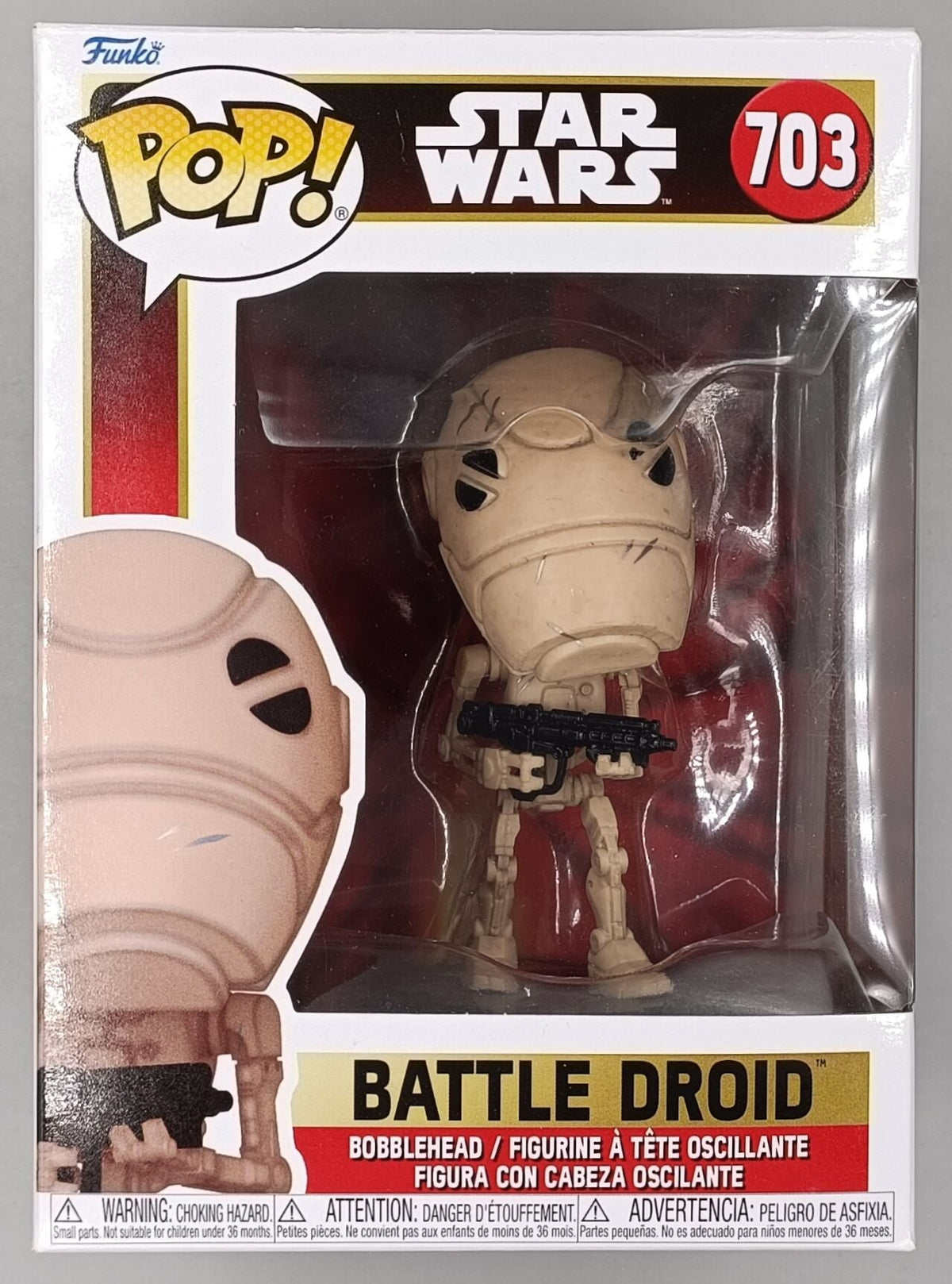703 Battle Droid - Star Wars The Phantom Menace - Funko POP - Box Damaged