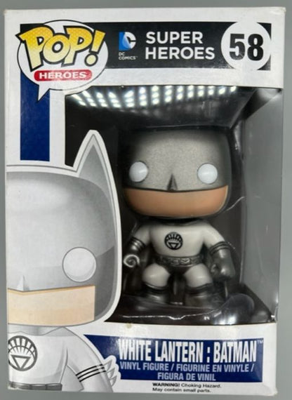 58 White Lantern: Batman - DC Super Heroes - Box Damaged Funko POP