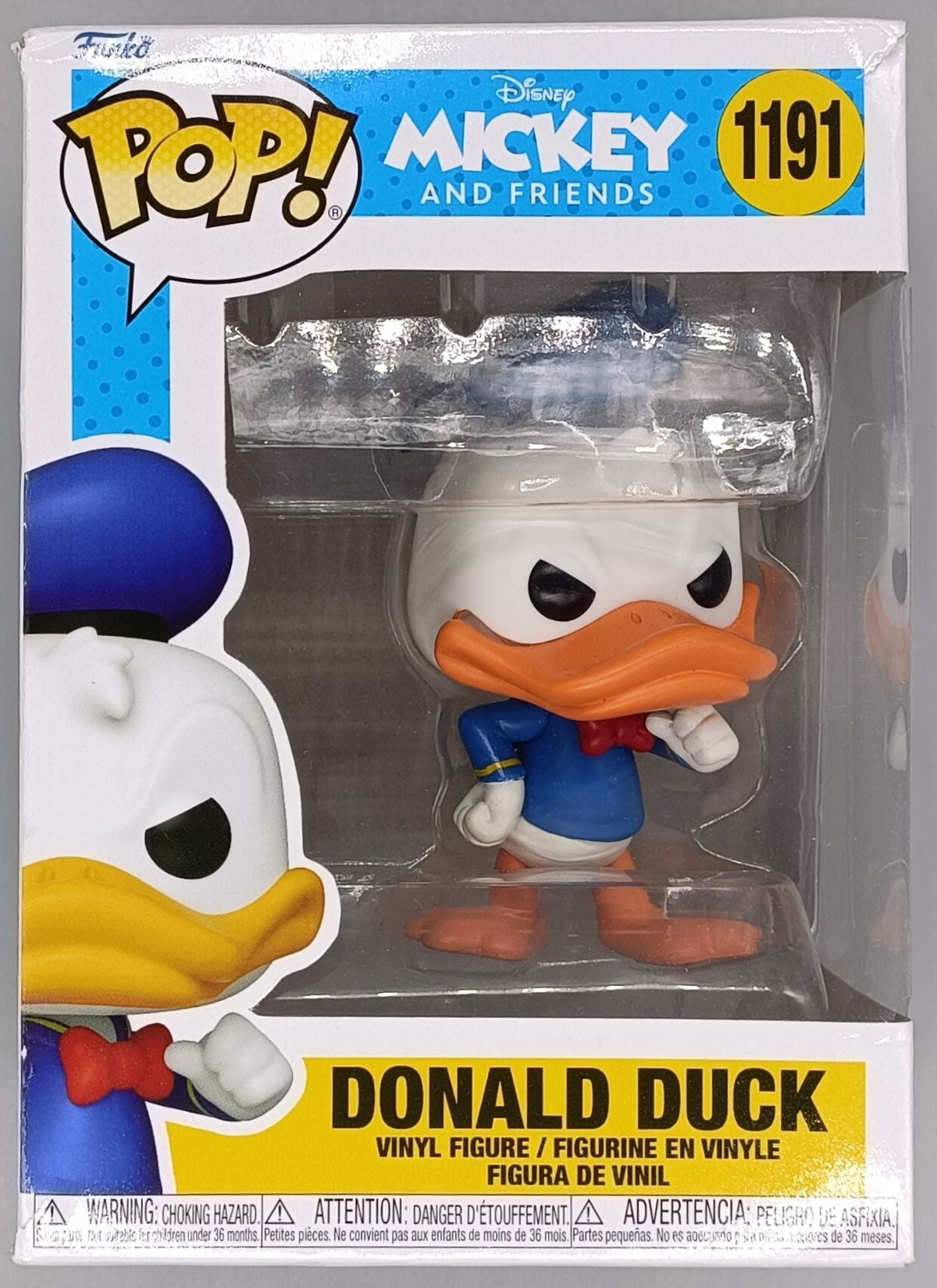 1191 Donald Duck (Classic) - Disney Mickey & Friends Funko POP - Box Damaged Funko