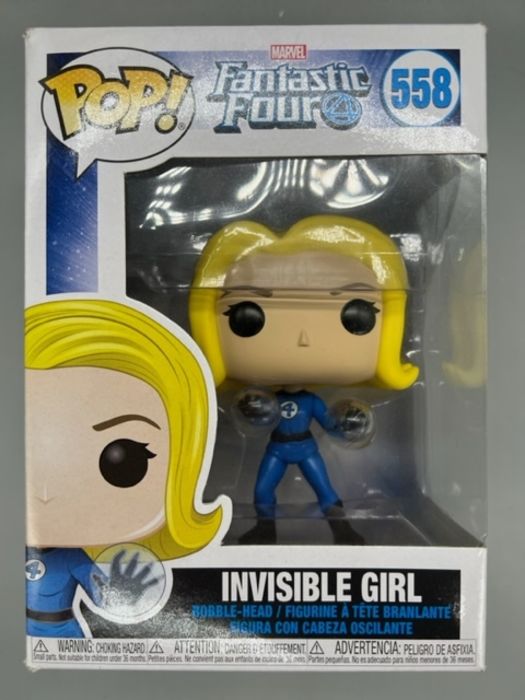 558 Invisible Girl - Marvel Fantastic Four - Box Damaged Funko POP Funko