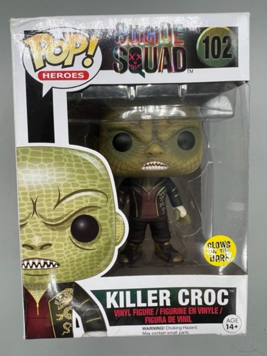 102 Killer Croc - Glow - Suicide Squad - Box Damaged Funko POP Funko