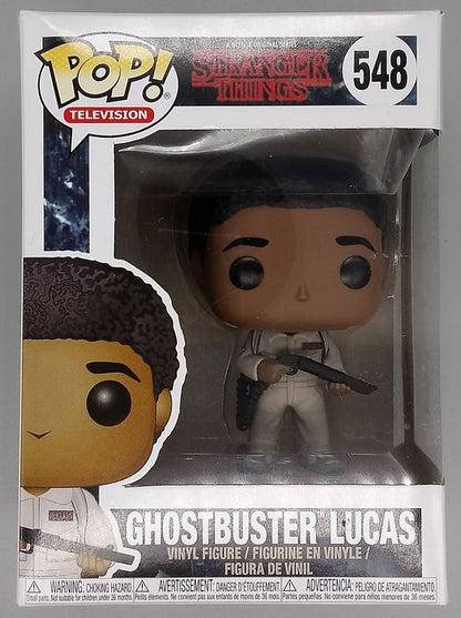 548 Ghostbuster Lucas - Stranger Things - Box Damaged Funko POP